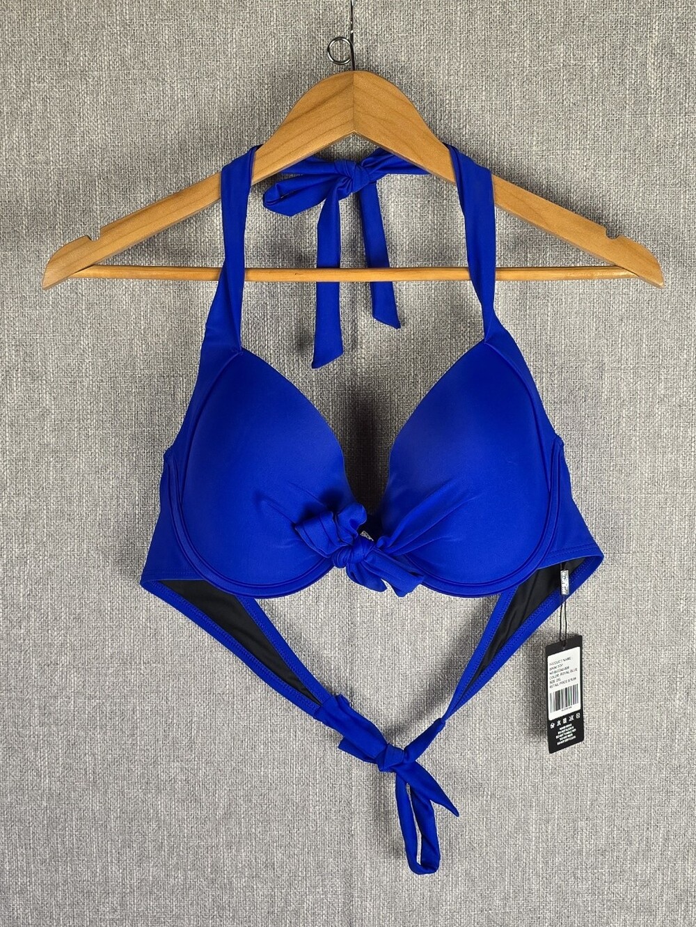 Ocean Blue Royal Blue Bikini Top New With Tags Sz 2XL